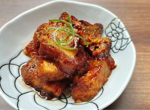 Hình của món Thịt chay kho xì dầu.