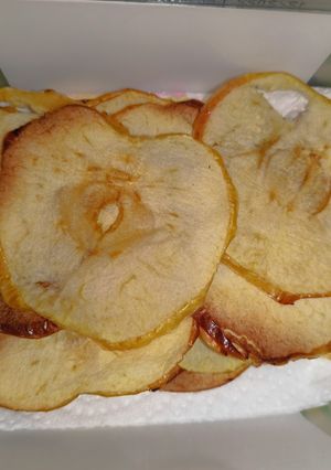 Une photo de Mes chips de pommes au four