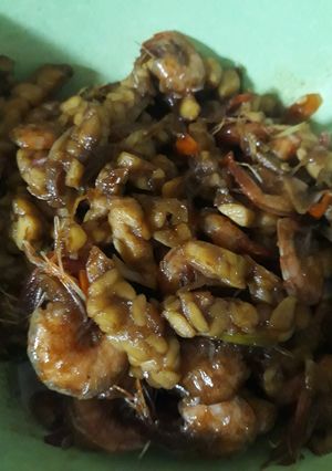 Foto resep Oseng tempe udang setan