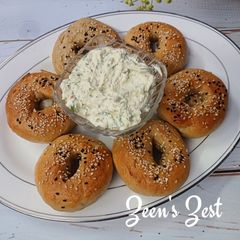 A picture of Bagels with Barley Millet Flour.