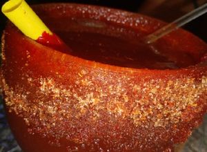 Una foto de Michelada de chamoy