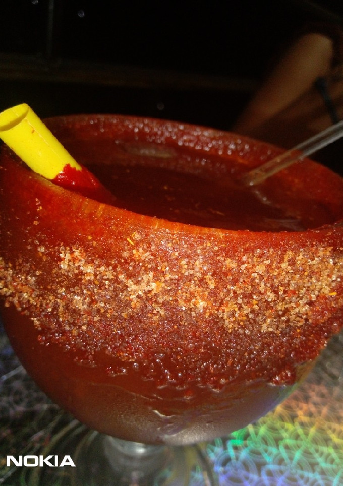 Una foto de Michelada de chamoy