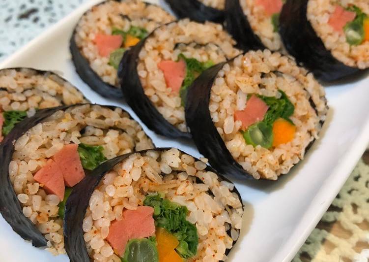 Gimbap ala Korea