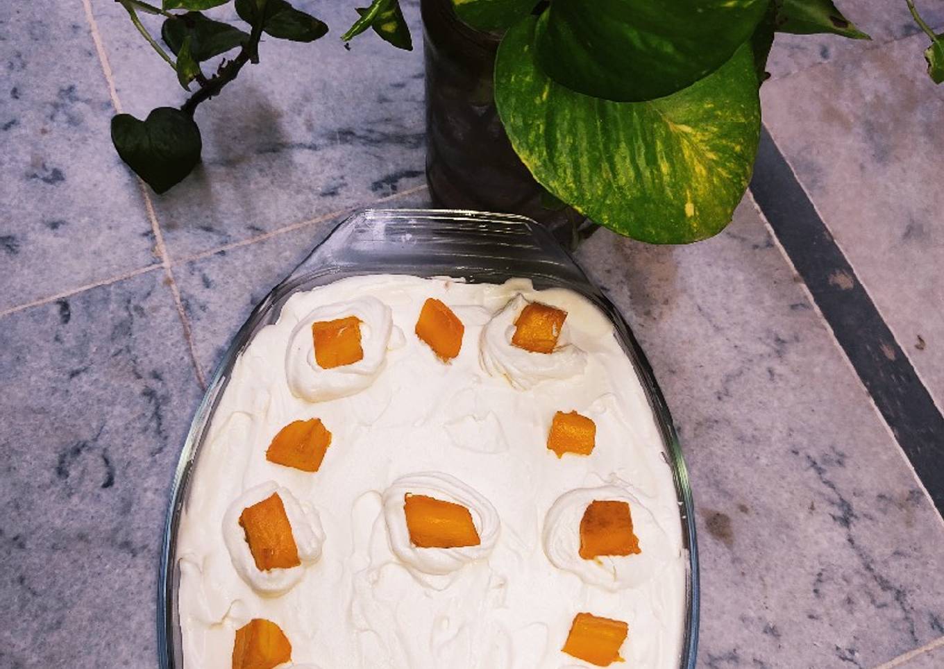 Mango Pudding Delight 3 layered