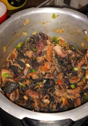 A picture of Wet fried Matumbo.