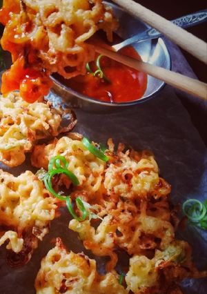 A picture of Maggi pakoras.