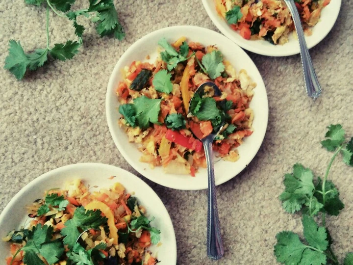 Easy Steps Prepare Recipes Veggies and egg stir fry the Awesome  Make You Drink.