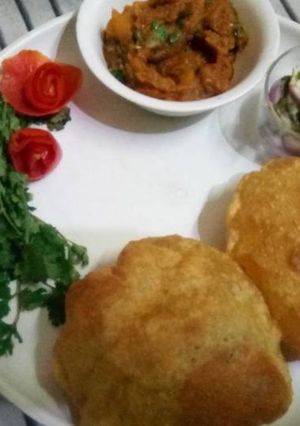 A picture of Masala Puri.