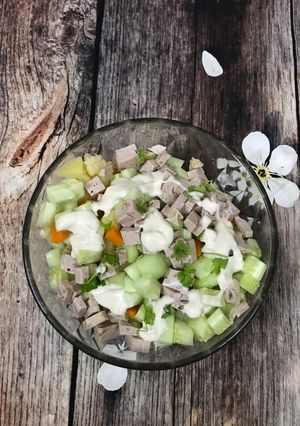 Hình của món Salad rau củ cho mẹ bầu.