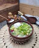 Okroshka sopa fría de rusia