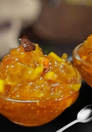 A picture of Raw mango chunda.