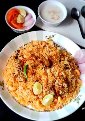 A picture of Charminar Mutton Biryani.