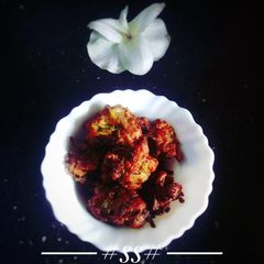 A picture of "Crunchy Cabbage fritters"(Bada) #Cookpad.