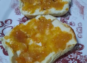 Una foto de Mermelada de limón, naranja y pomelo con menta (sin azúcar)