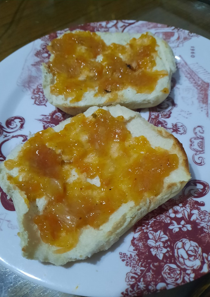 Una foto de Mermelada de limón, naranja y pomelo con menta (sin azúcar)