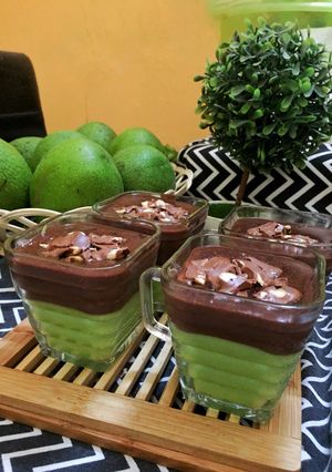 Foto resep Puding Alpukat Coklat