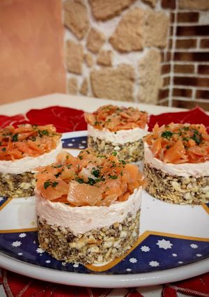 Foto di Cheesecake al salmone