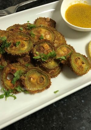 A picture of Kantola / Teasle Gourd / Kakrol Chips.