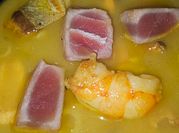 Una foto de pasta con chirlas