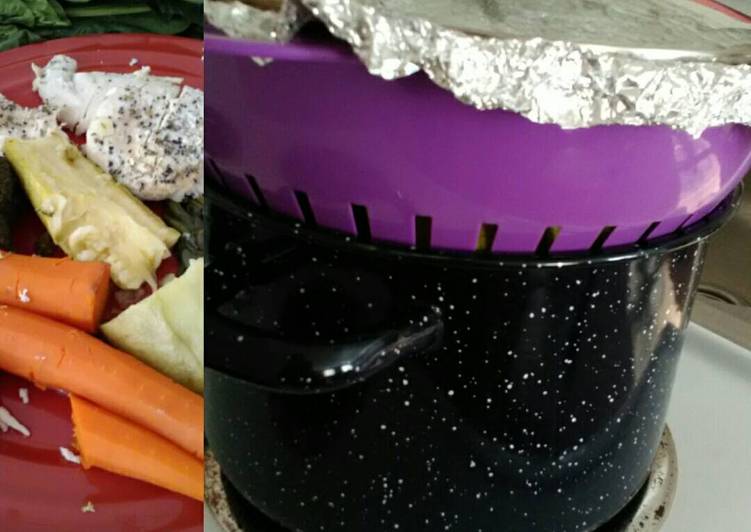 Verduras Al Vapor Sin Vaporera