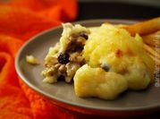 Una foto de pastel de mandioca