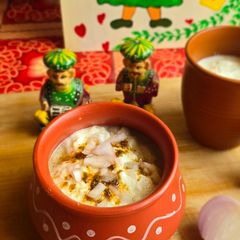 My favorite Rajasthani summer drink bajara Raabdi A picture of My favorite Rajasthani summer drink bajara Raabdi.