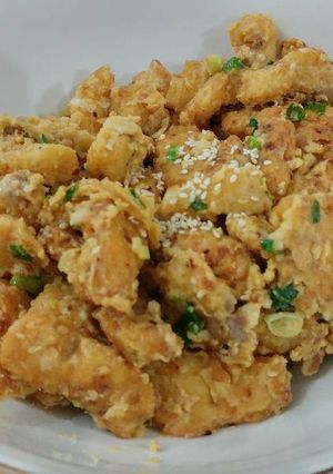 Foto resep Dori Saus Telor Asin (Dori Salt Egg Yolk)