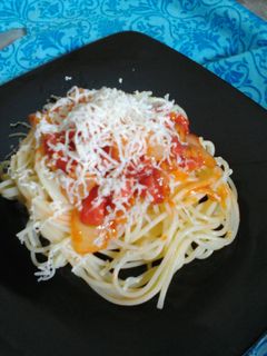 Foto resep Spaghetti sosis bolognese