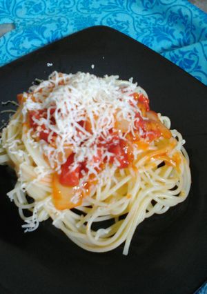 Foto resep Spaghetti sosis bolognese