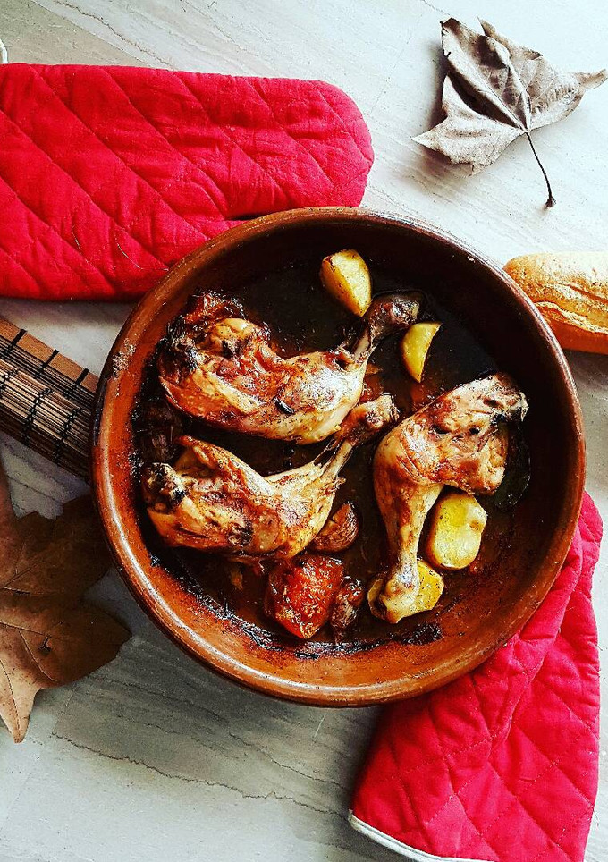Una foto de Pollo al horno con pimentón de la vera