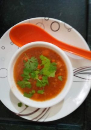 A picture of Tomato soup.