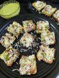 Paneer Tikka Open Sandwich