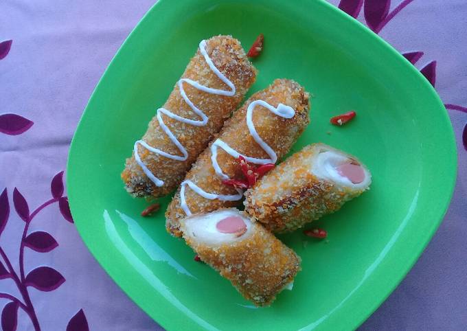 Yuk intip, Bagaimana cara membuat Risol Mayo Roti Tawar  nagih banget