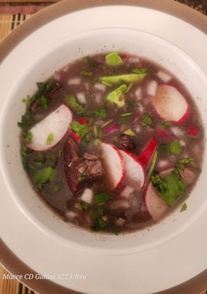 Una foto de Frijol con Puerco