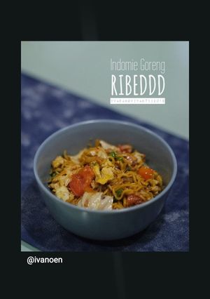 Foto resep Indomie goreng ribeddd
