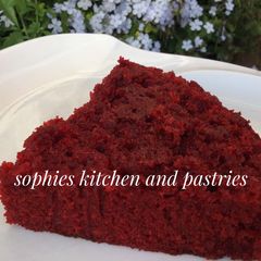 A picture of Red velvet cake.