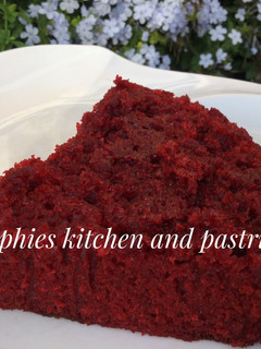A picture of Red velvet cake.