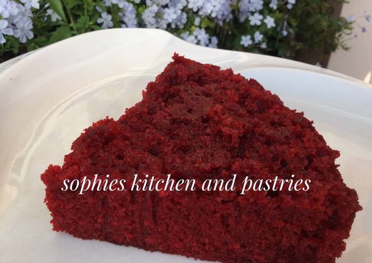 Simple Way to Prepare Quick Red velvet cake