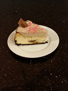 A picture of Orange Chocolate Burst Cheesecake.