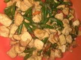 Tumis Kacang Panjang dengan Tahu