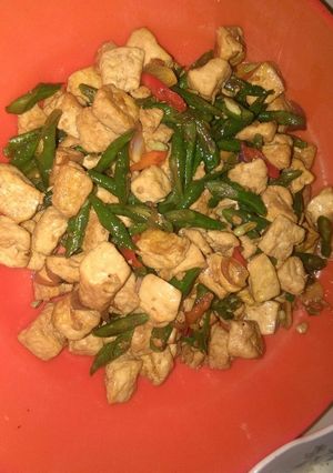 Foto resep Tumis Kacang Panjang dengan Tahu