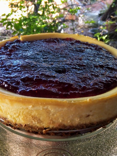 Una foto de New York cheesecake