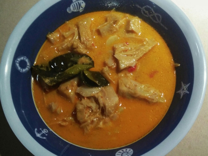 Standar Resep gampang memasak Gulai Nangka Muda/ Tewel sederhana dijamin menggugah selera