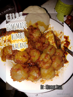 Foto resep Cilok Homemade khas bandung bumbu kacang