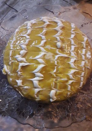A picture of Mango cake.