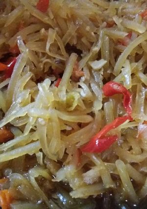 Foto resep Oseng pepaya pedaass maniss