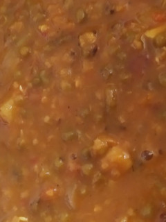 عکسی از دستور خوراک ماش با روش مینا😊