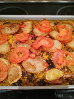 Una foto de Arroz al horno
