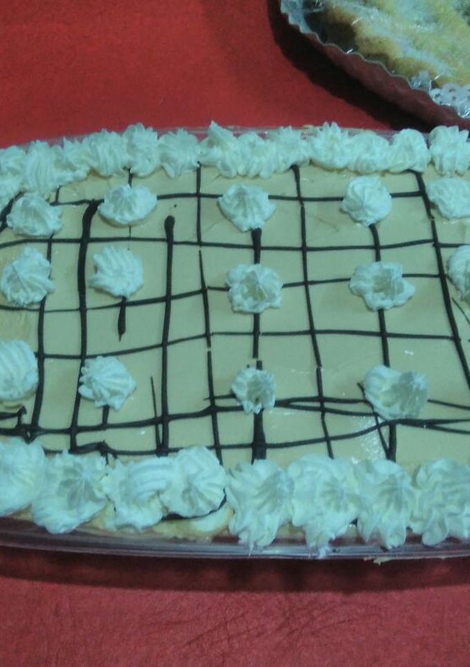 Una foto de Postre  de vainilla fácil y rápido