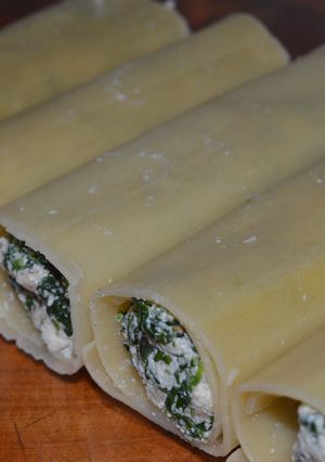Una foto de Mini canelones
